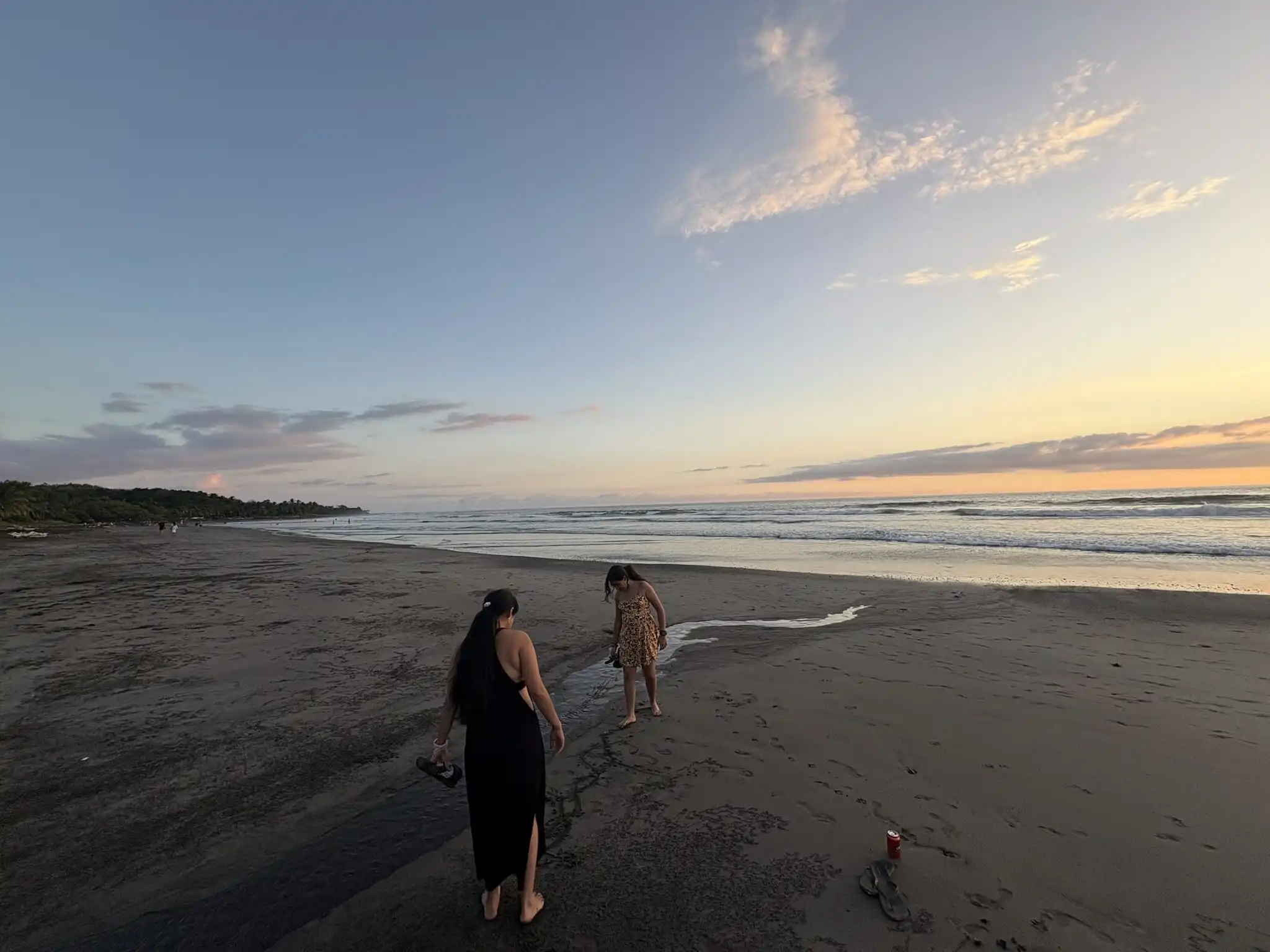 Atardecer en Playa Marbella, a 10 minutos de Pura Noche